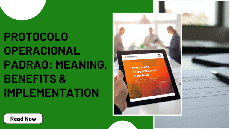 Protocolo Operacional Padrao