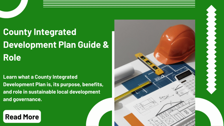 County Integrated Development Plan